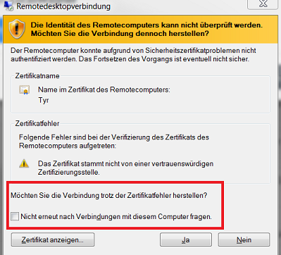 sicherheit VMs